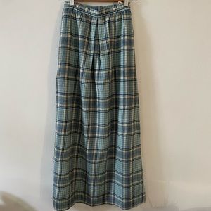 Vintage Pendleton Wool Plaid Skirt